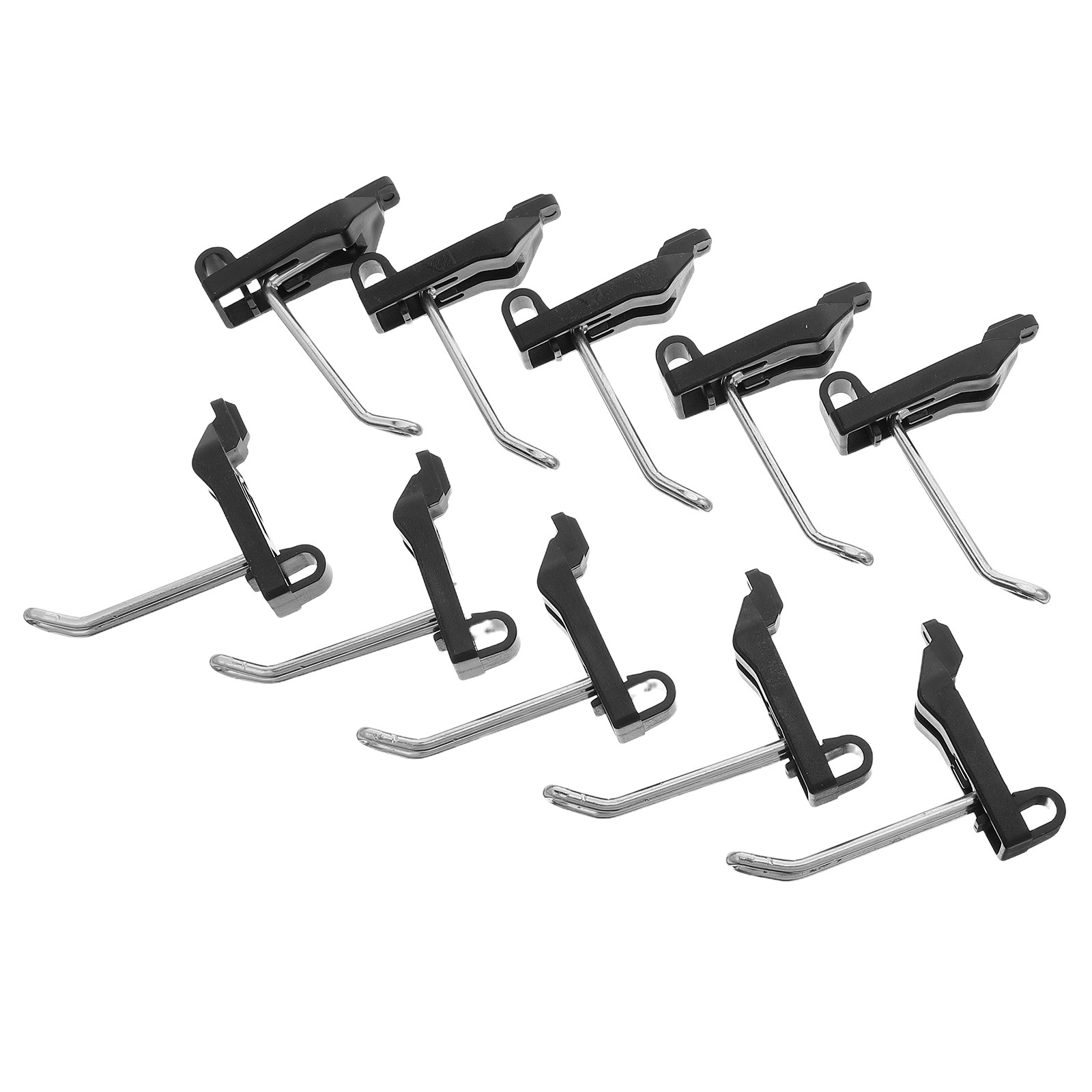 Tools For Metal Workshop - 10 Adet Sağlam Yarıklı Pegboard Kancası,