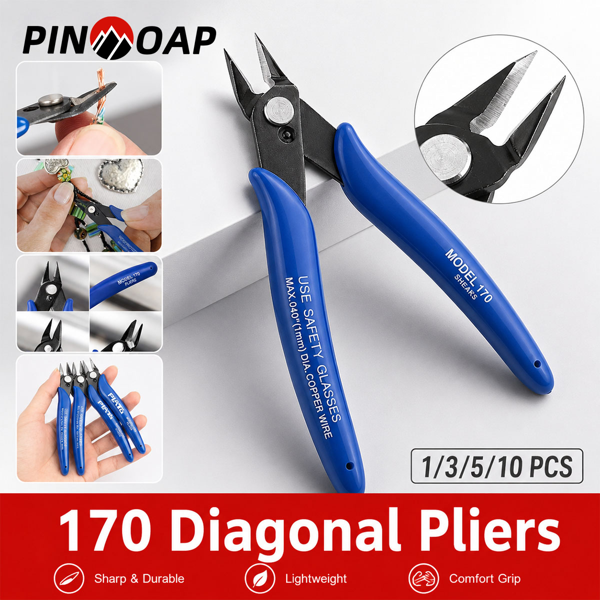 Workshop Hand Tools - PINMOAP 170 Çok Amaçlı Pense Ağır
