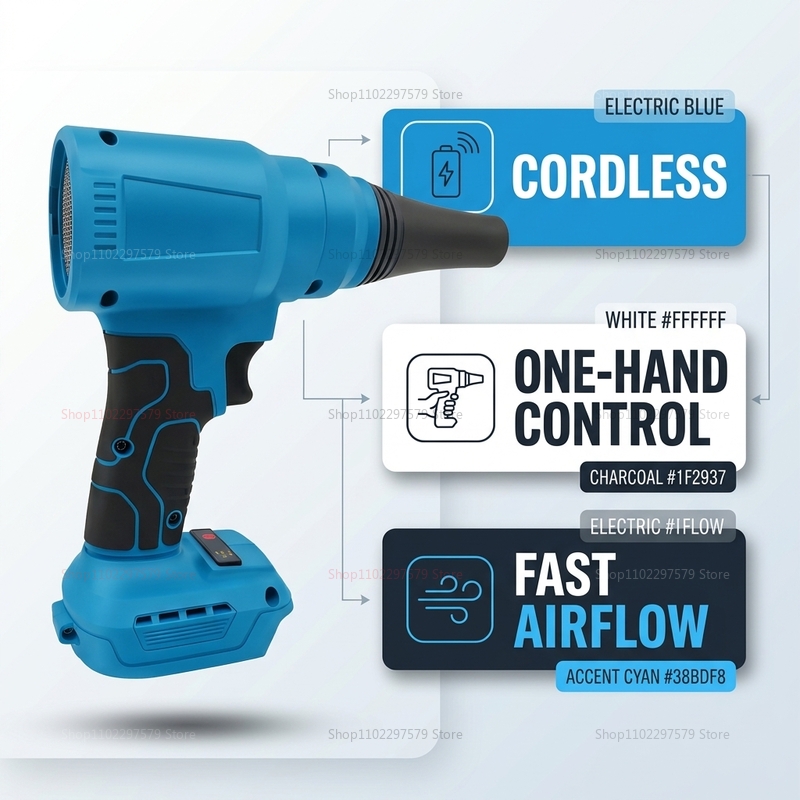 18V fırçasız akülü hava silgi  - Workshop Cleaning Tools incelemesi ve fiyatı
